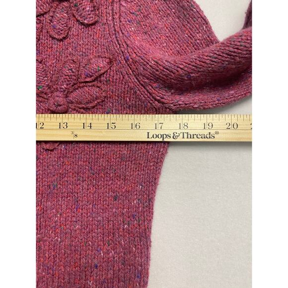 Vintage Hastings & Smith Sweater - Pink Floral, Garden Girl,cottage core - Picture 7 of 12